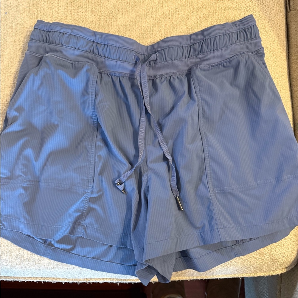 Blue Lululemon shorts